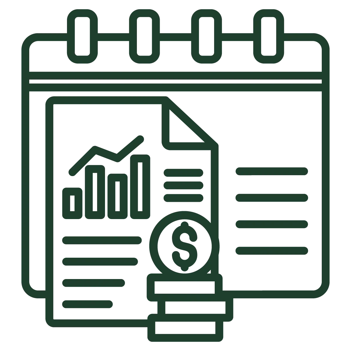 financial reports icon